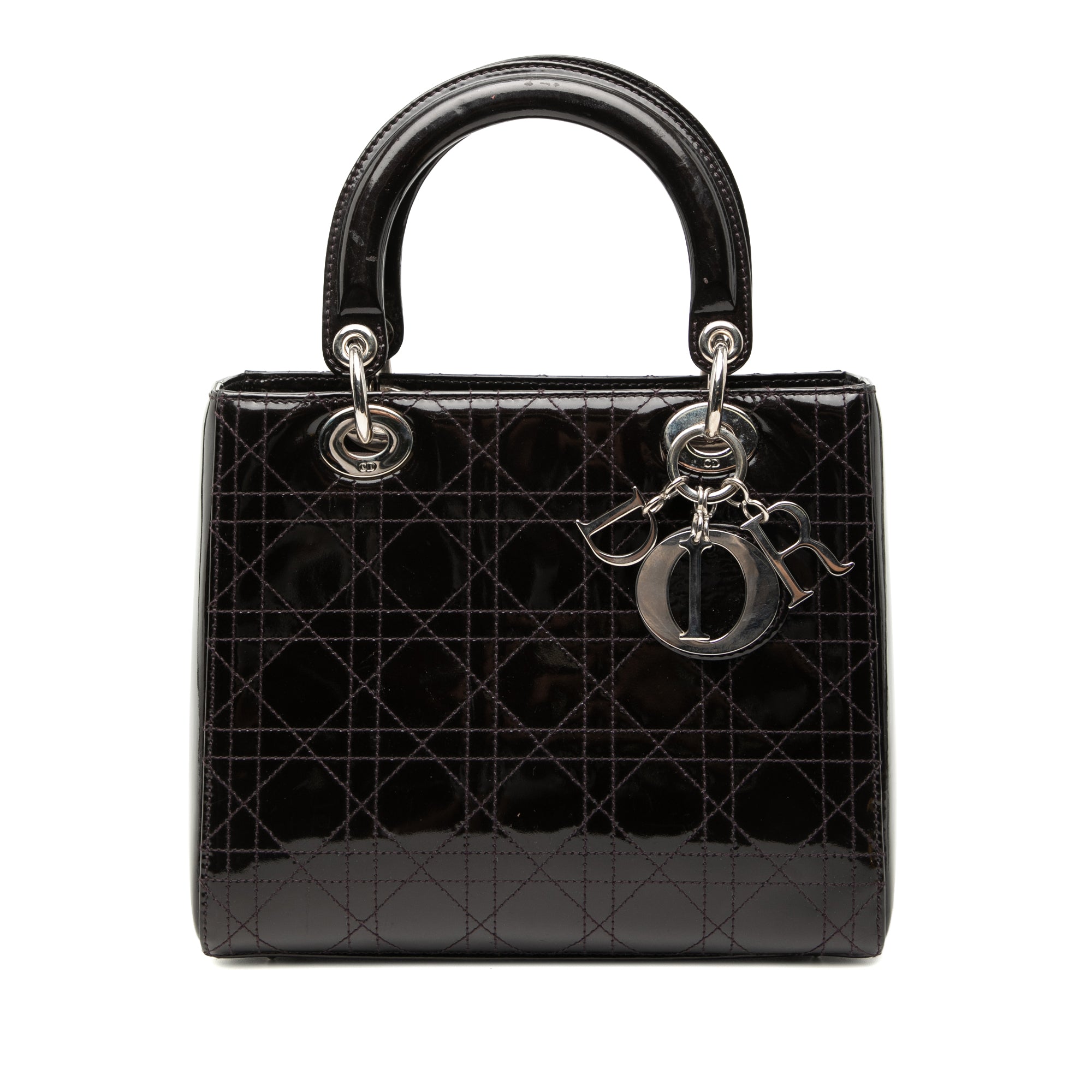 Medium Patent Cannage Stitched Lady Dior - Image 1