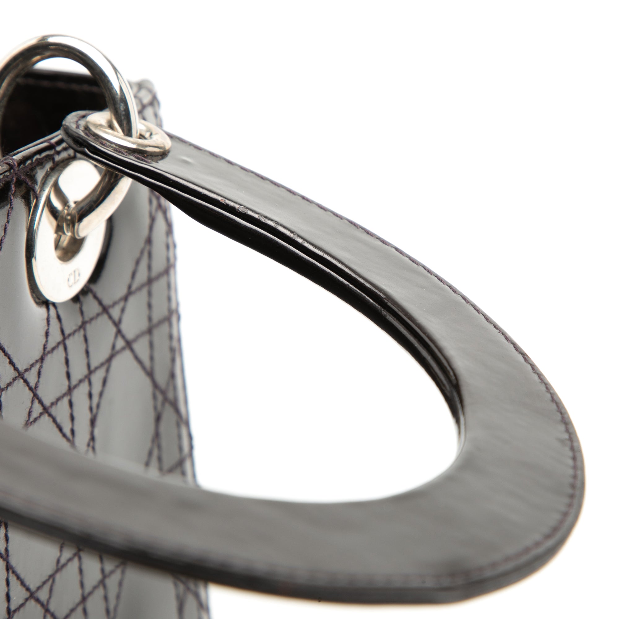 Medium Patent Cannage Stitched Lady Dior - Image 6