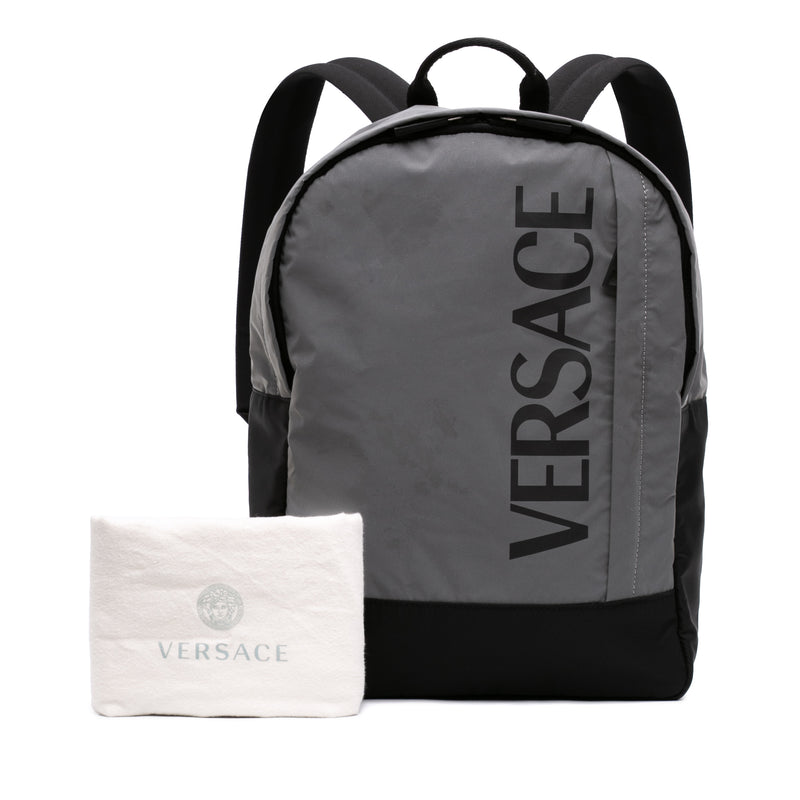 Nylon Logo Print Backpack - Image 7