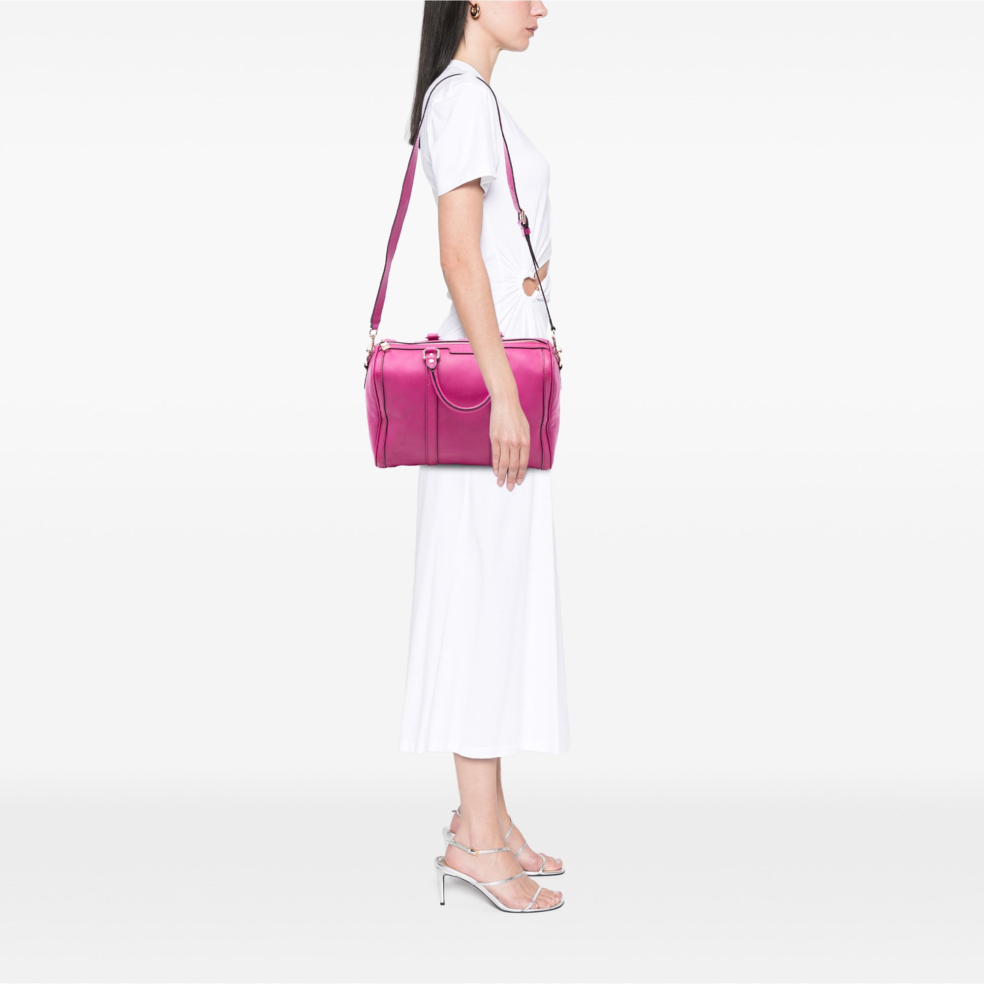 Medium Microguccissima Trimmed Calfskin Joy Boston Bag - Image 7