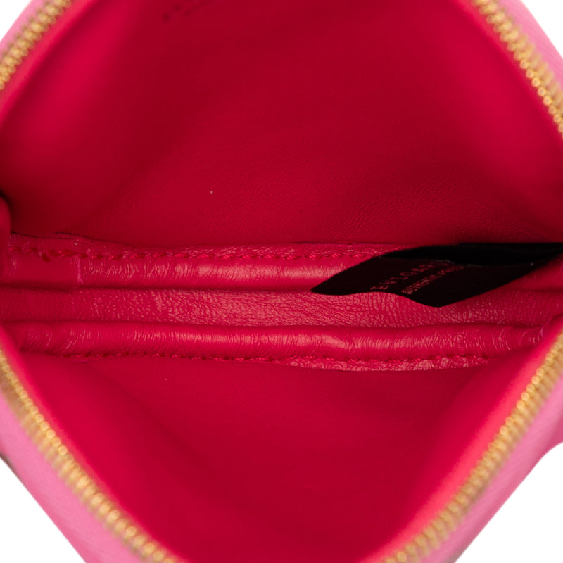 Leather Serpenti Cabochon Round Crossbody - Image 4