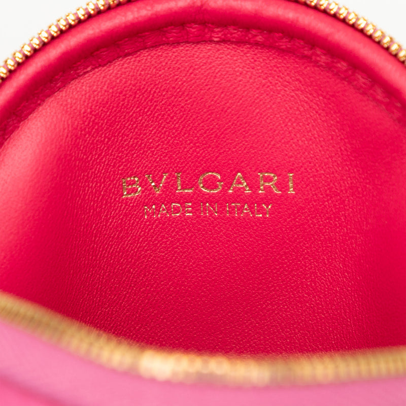 Leather Serpenti Cabochon Round Crossbody - Image 5