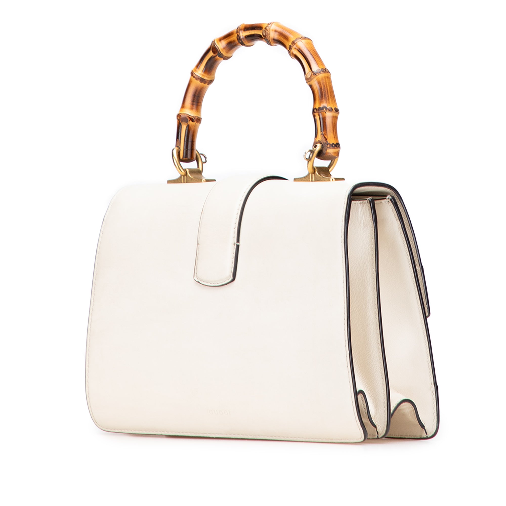 Medium Leather Bamboo Dionysus Web Satchel - Image 1