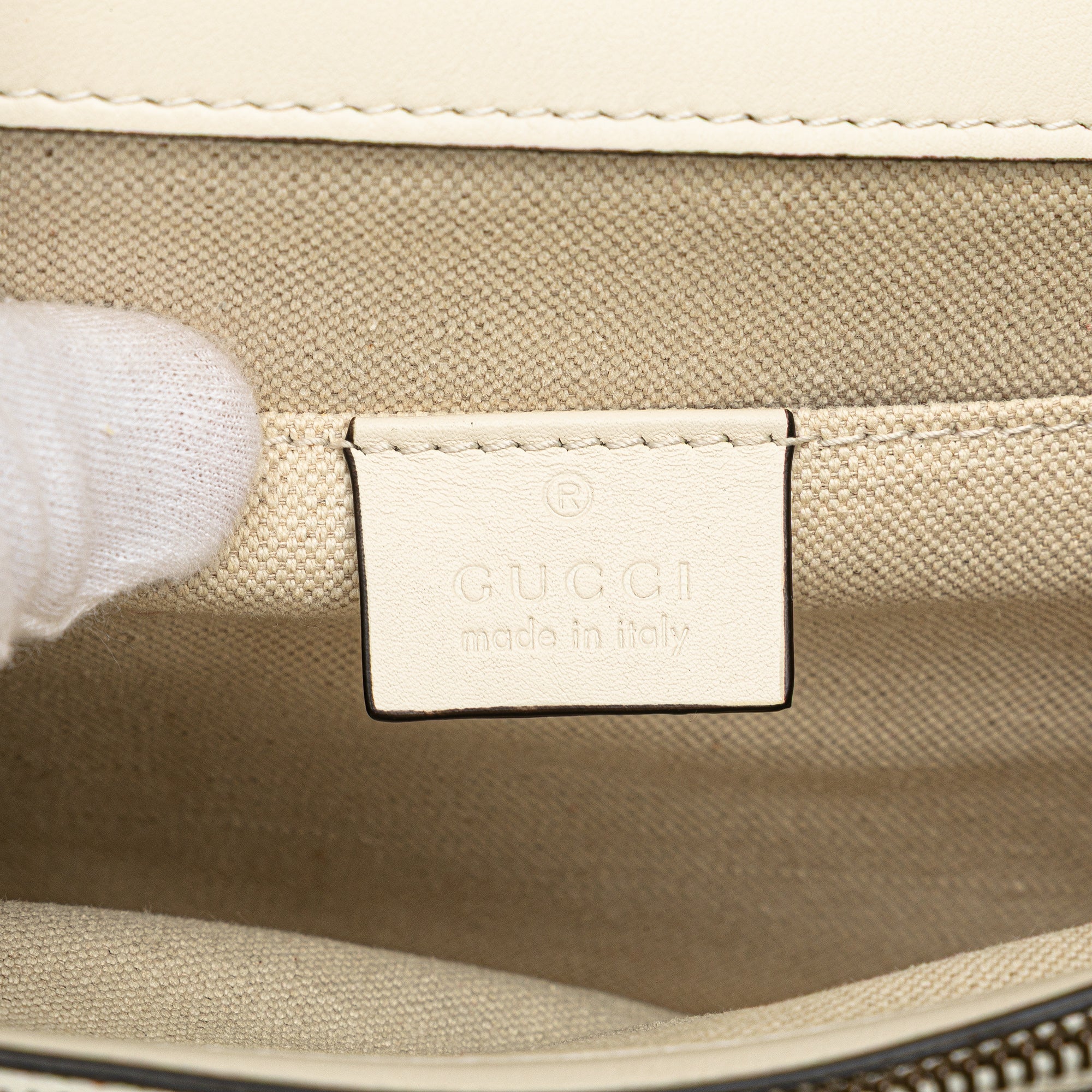 Medium Leather Bamboo Dionysus Web Satchel - Image 4