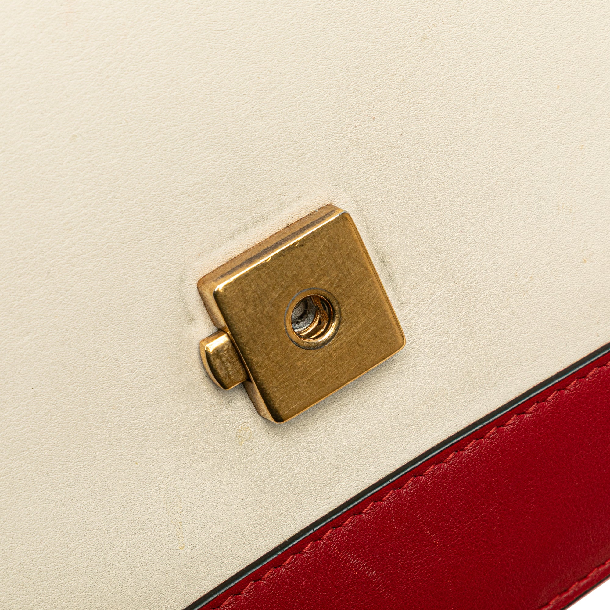 Medium Leather Bamboo Dionysus Web Satchel - Image 9