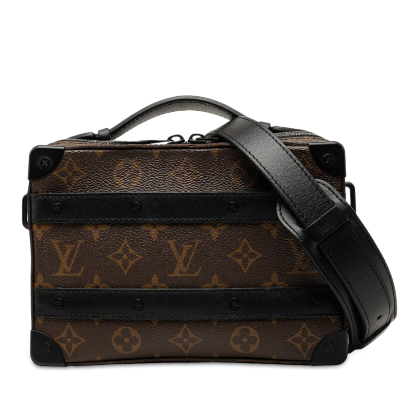 Monogram Macassar Handle Soft Trunk - Image 1