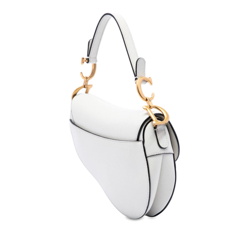 Mini Grained Calfskin Saddle Bag - Image 2