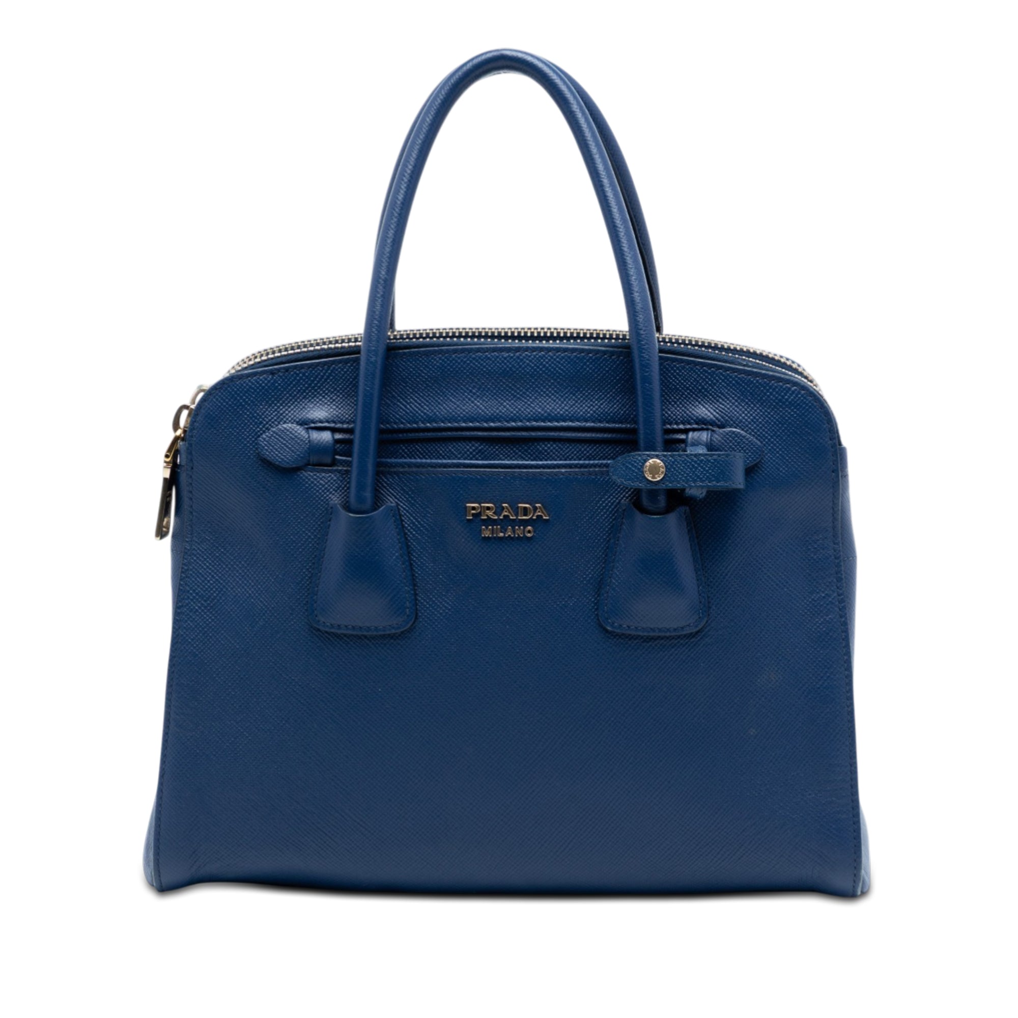 Saffiano Cuir Double Zip Top Handle Bag - Image 1