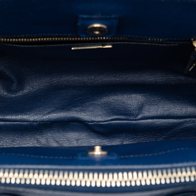 Saffiano Cuir Double Zip Top Handle Bag - Image 4