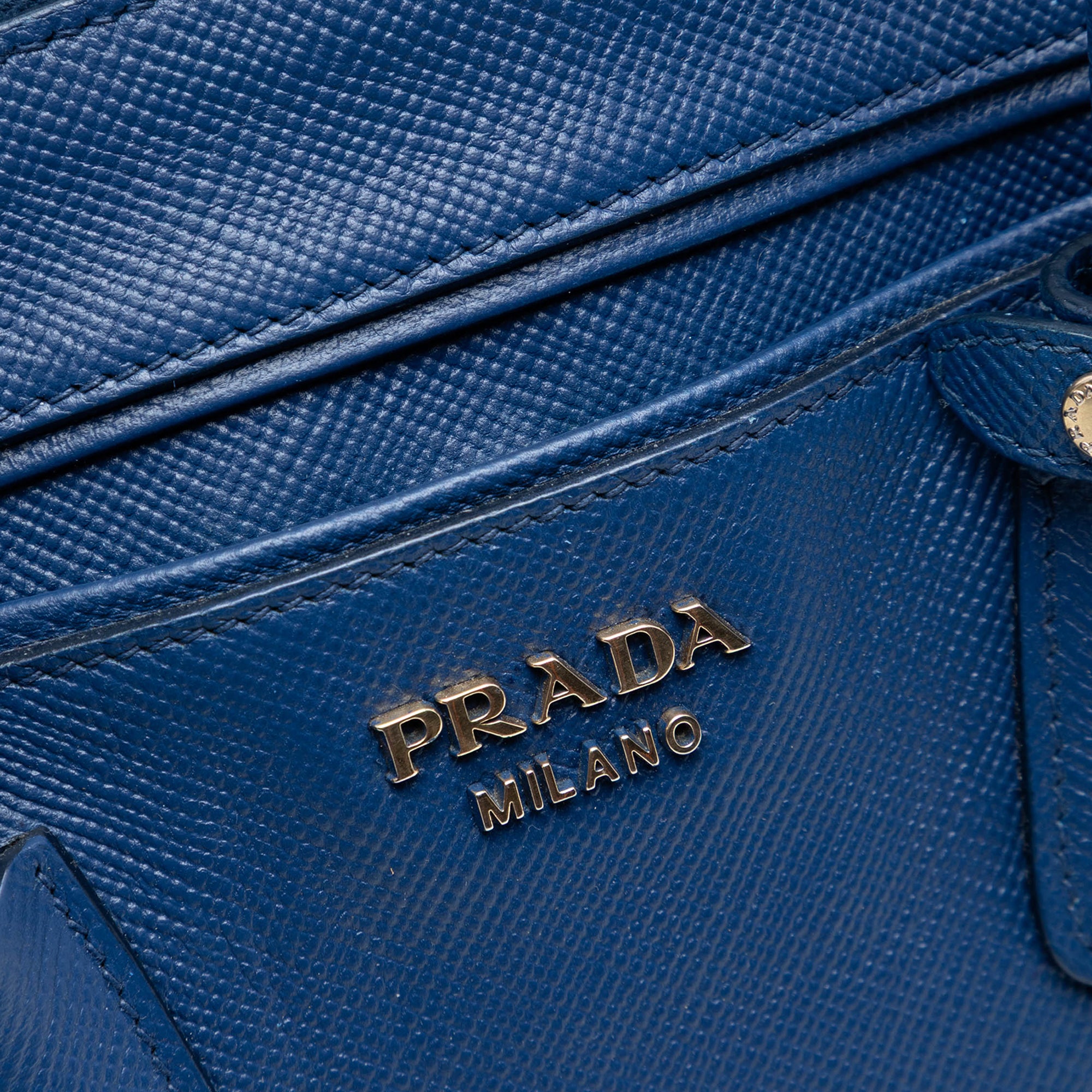 Saffiano Cuir Double Zip Top Handle Bag - Image 5