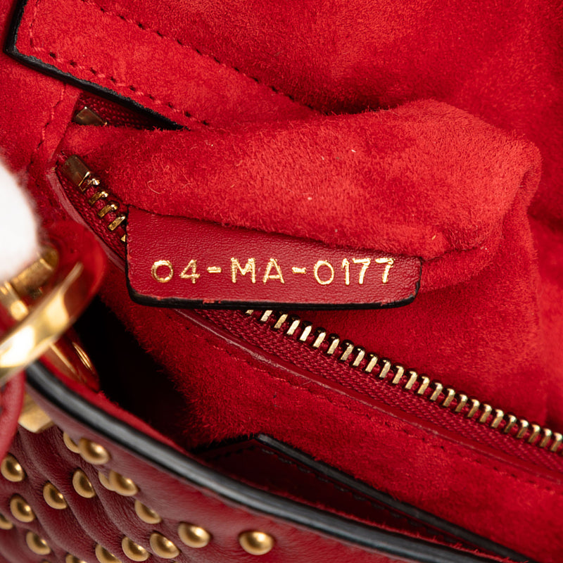 Mini Lambskin Cannage Studded Supple Lady Dior - Image 6
