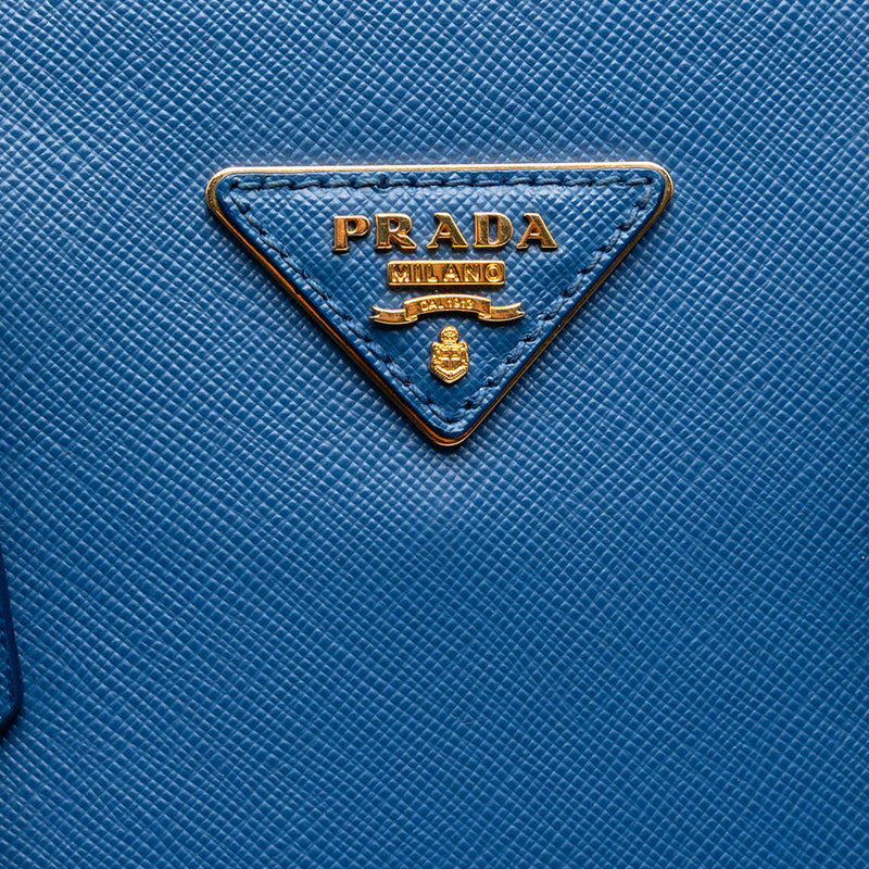 Medium Saffiano Lux Promenade Satchel - Image 5