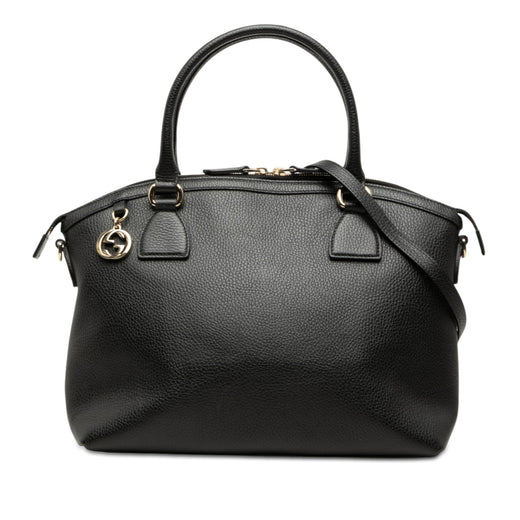 Medium Calfskin GG Charm Dome Satchel - Image 1