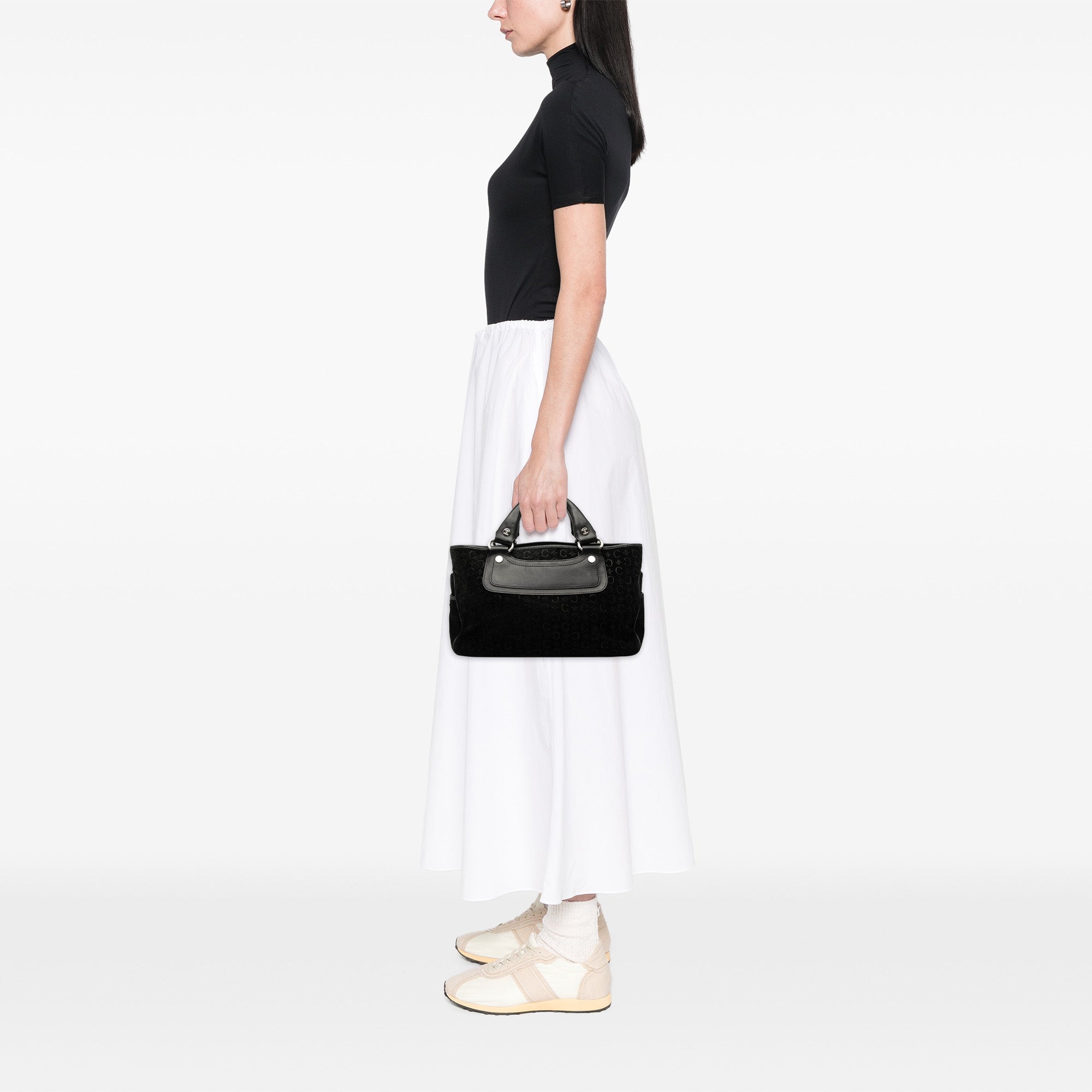 C Macadam Suede Boogie Handbag - Image 8