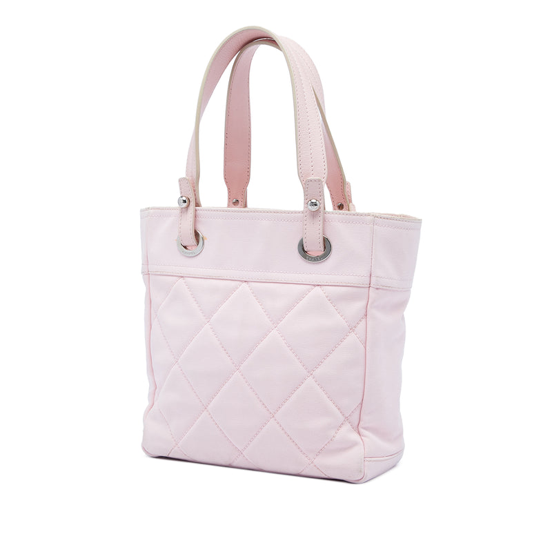Small Quilted Canvas Paris Biarritz Tote - Image 2