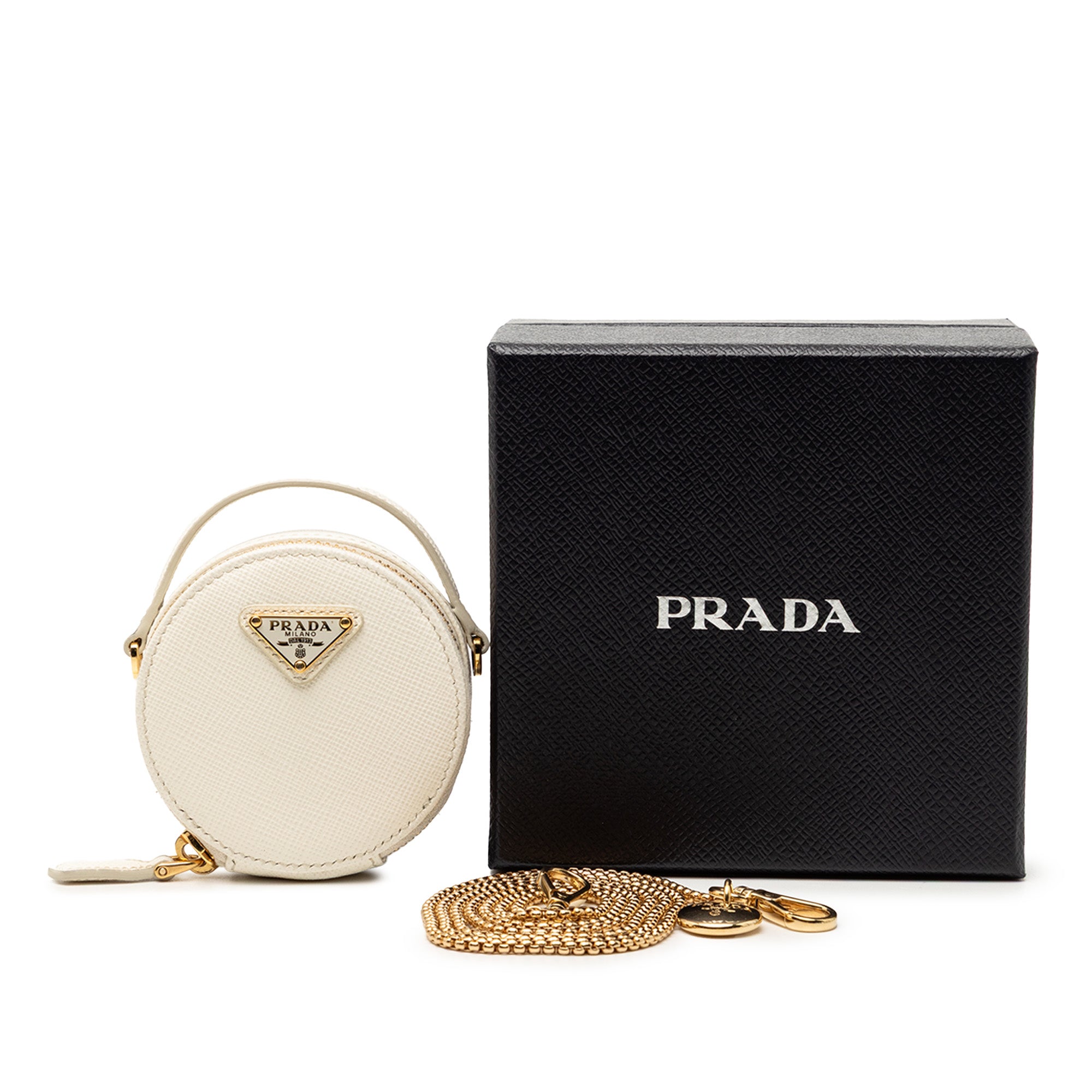 Mini Saffiano Triangle Pouch - Image 7