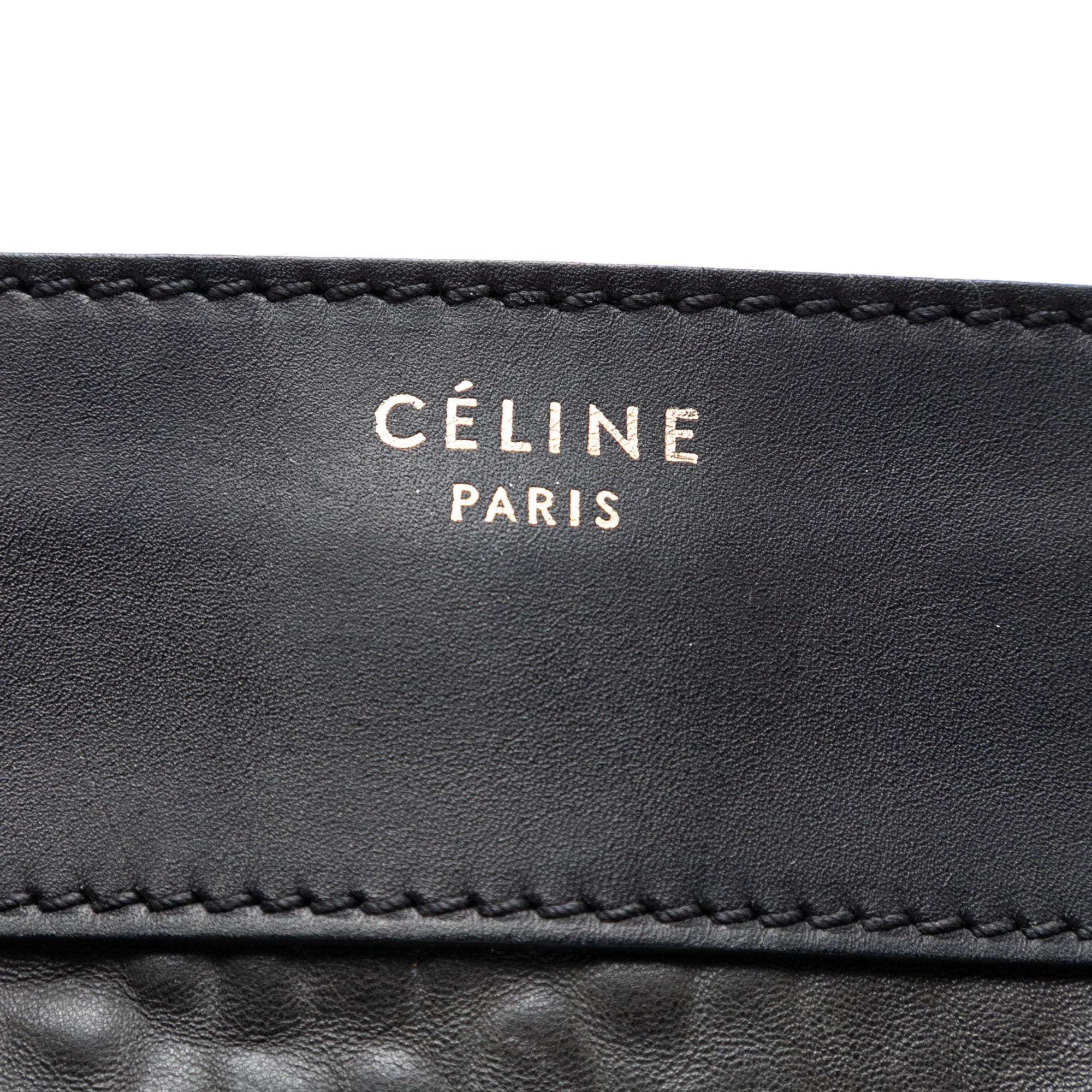Mini Embossed Calfskin Luggage Tote - Image 5