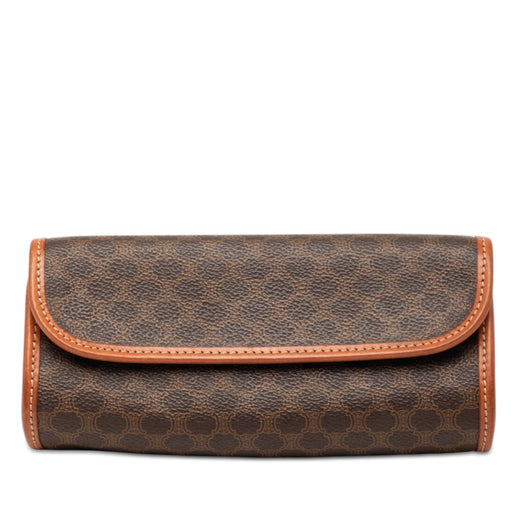 Macadam Coated Canvas Clutch - Image 1