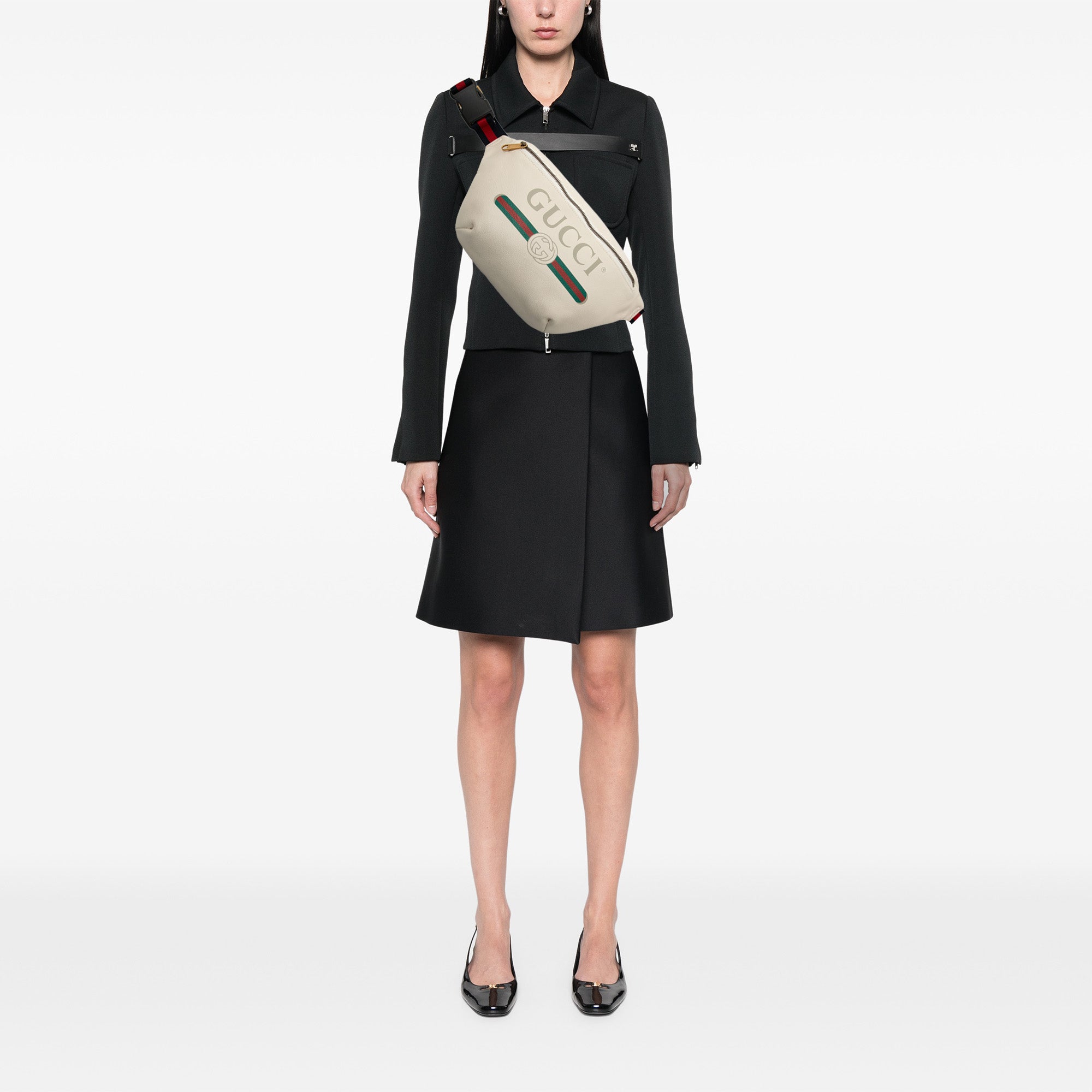 Grained Calfskin Logo Belt Bag - Image 7