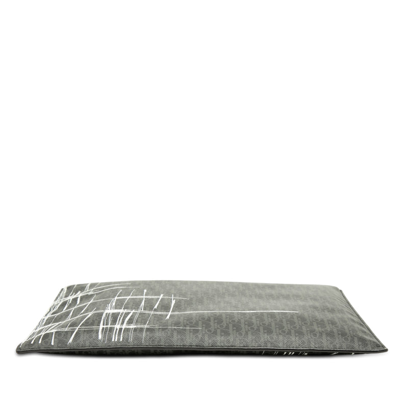Homme Printed Diorissimo Coated Canvas Zip Clutch - Image 3