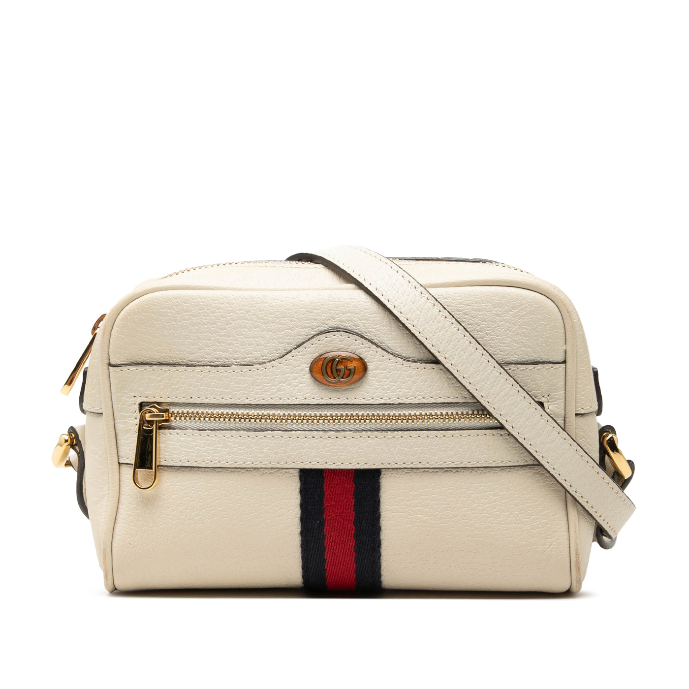 Mini Calfskin Web Ophidia Crossbody - Image 1
