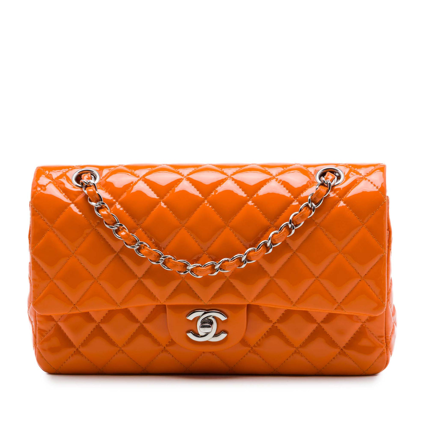 Medium Classic Patent Double Flap - Image 1