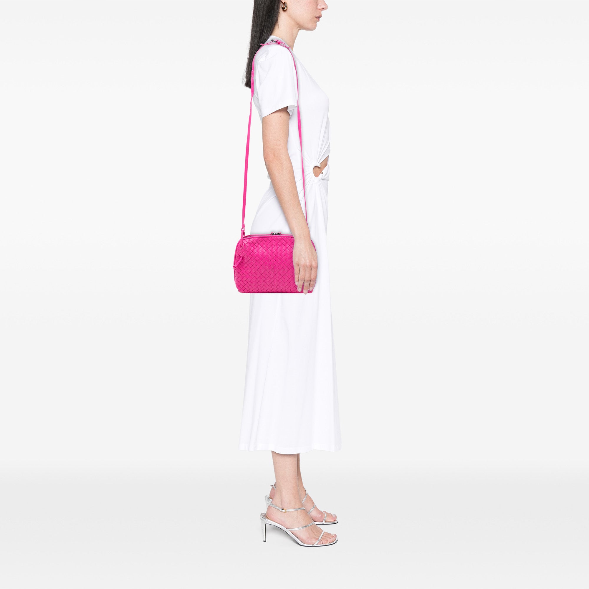 Mini Nappa Intrecciato Nodini Crossbody - Image 7
