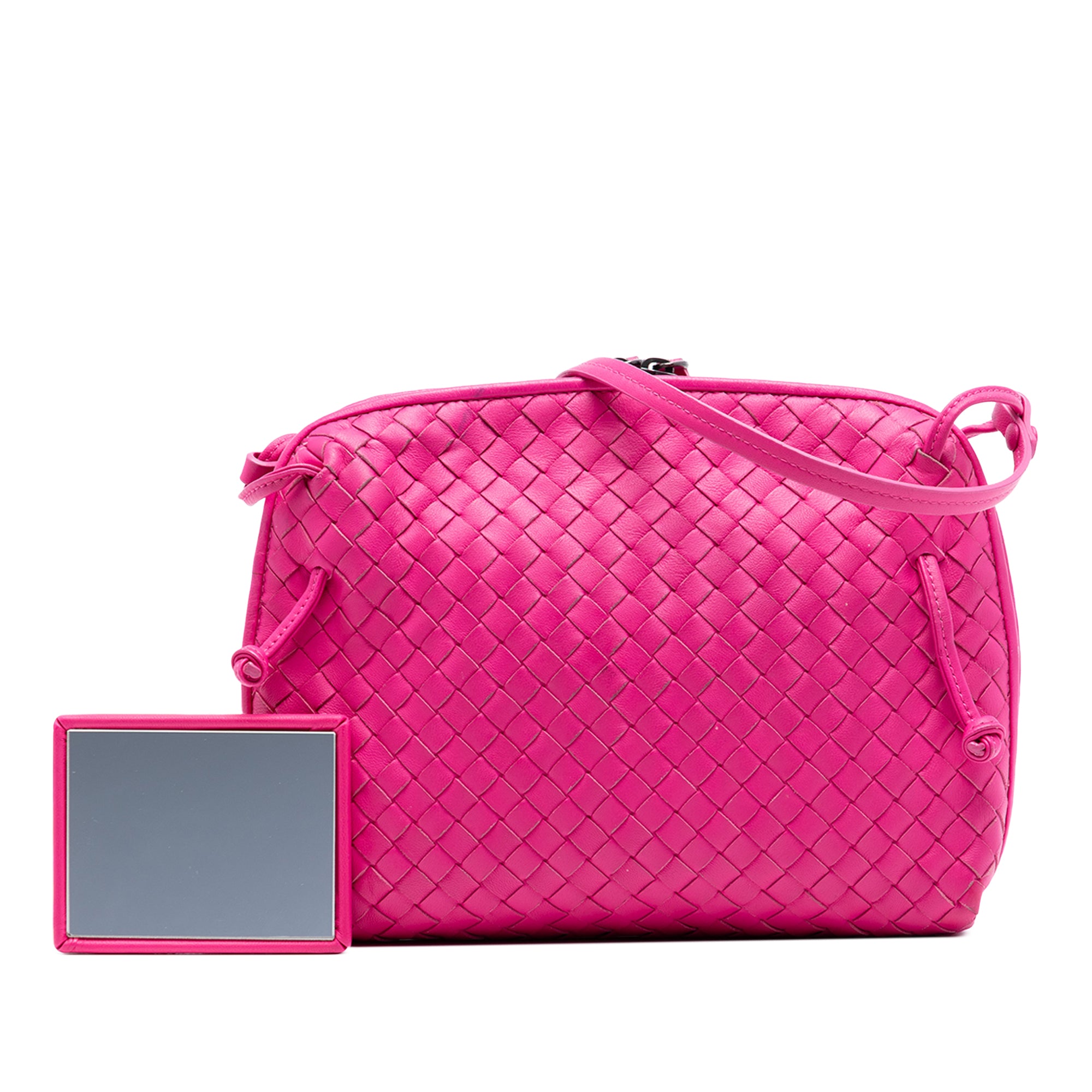 Mini Nappa Intrecciato Nodini Crossbody - Image 8