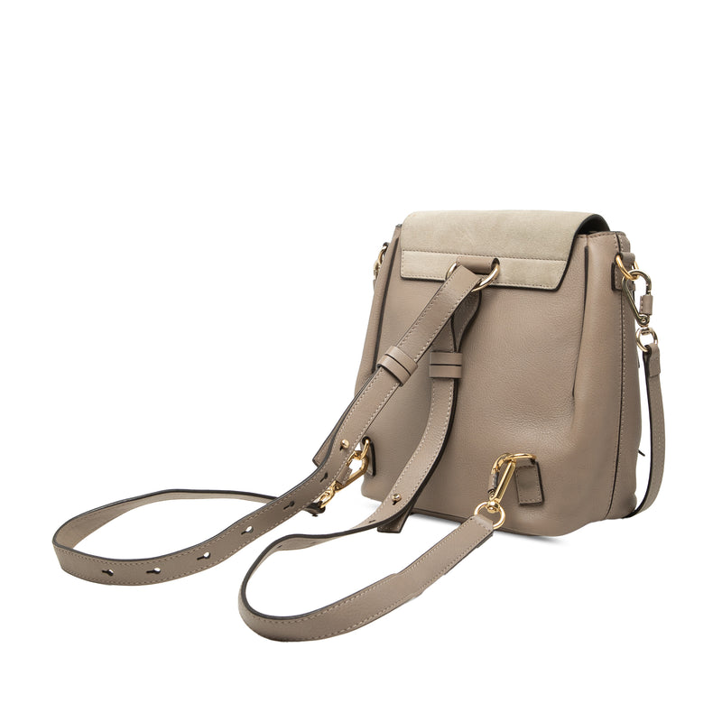 Small Calfskin and Suede Faye Backpack - Image 2