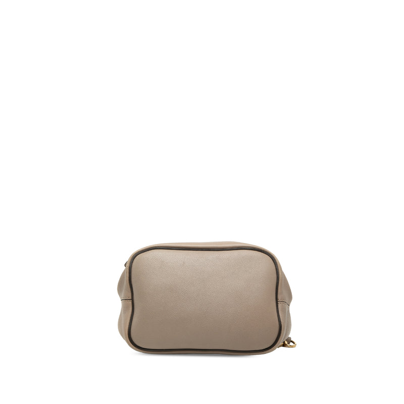 Small Calfskin and Suede Faye Backpack - Image 3