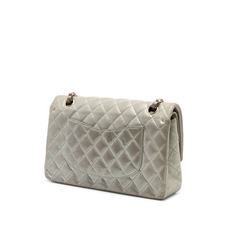 Medium Classic Iridescent Lambskin Double Flap - Image 2
