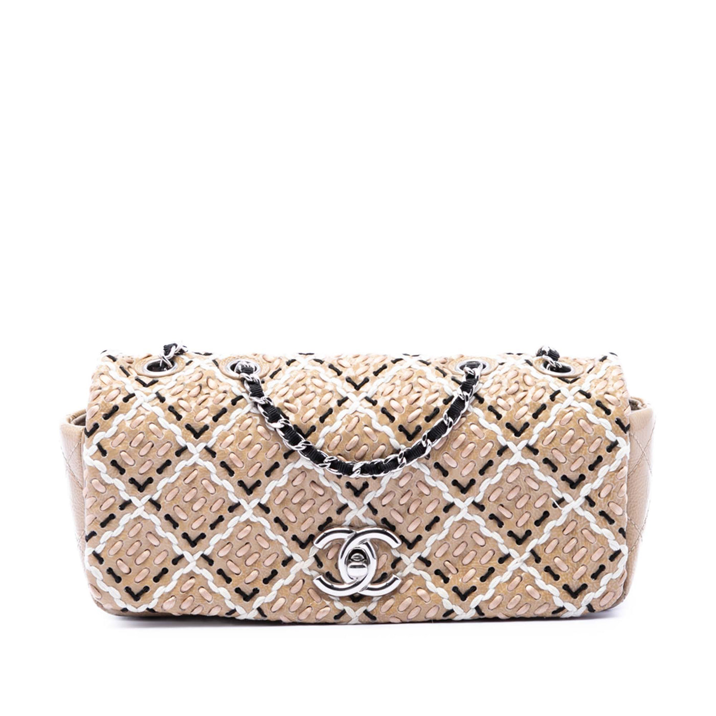 CC Patent Woven Stitch Full Flap - Image 1