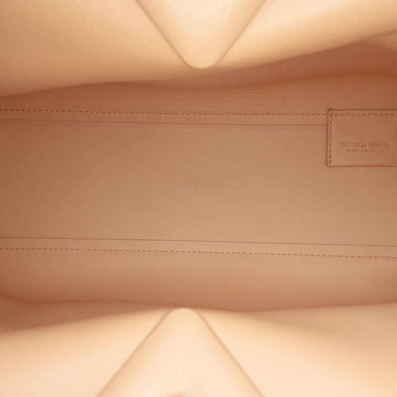 Medium Leather The Point Triangle Satchel - Image 4