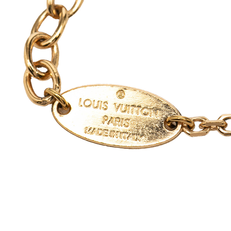 Gold Plated Monogram Blooming Supple Bracelet - Image 4