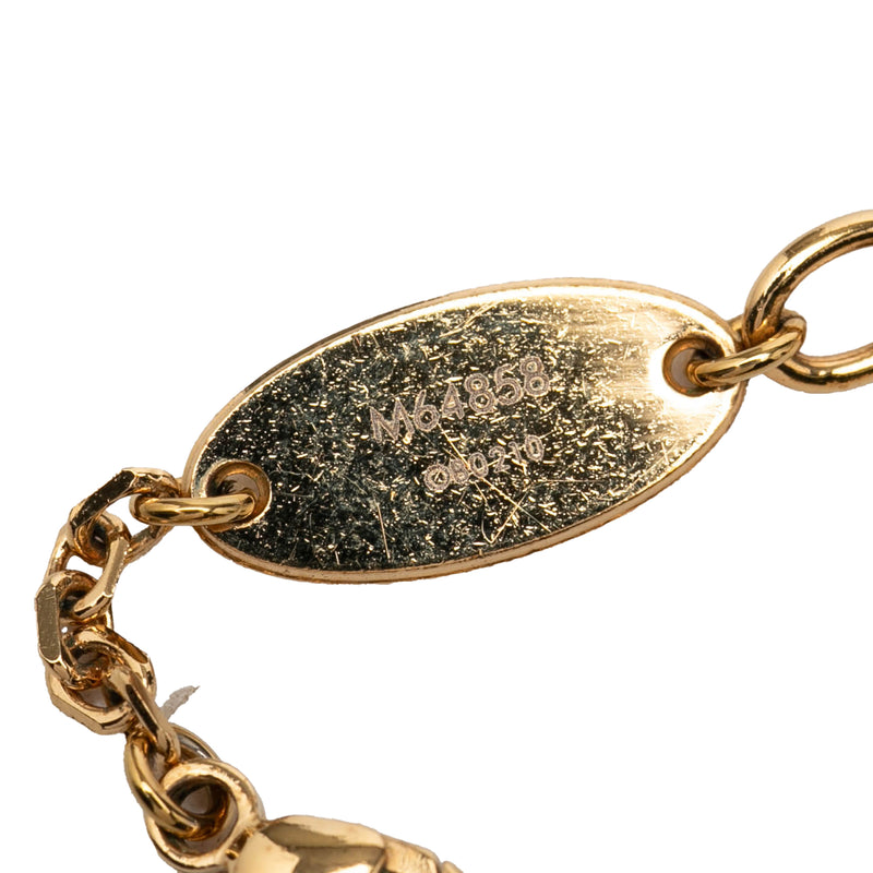 Gold Plated Monogram Blooming Supple Bracelet - Image 5