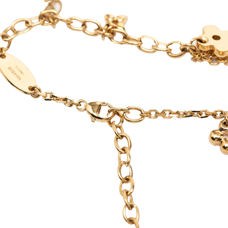 Gold Plated Monogram Blooming Supple Bracelet - Image 6