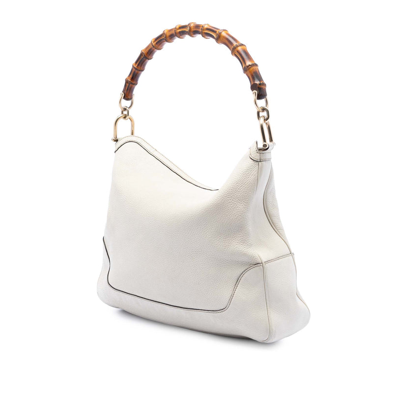 Calfskin Bamboo Diana Satchel - Image 2