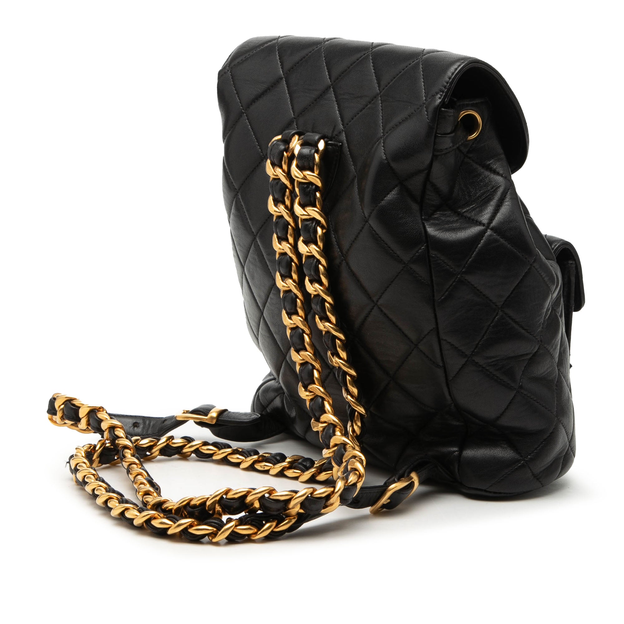 Medium Quilted Lambskin Duma Backpack - Image 2