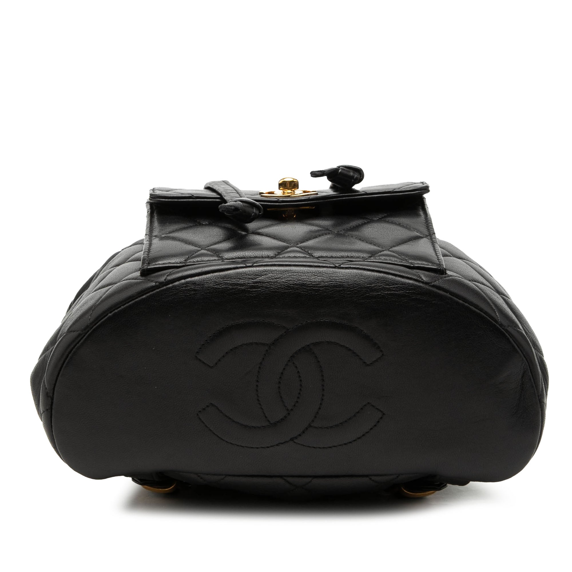 Medium Quilted Lambskin Duma Backpack - Image 3