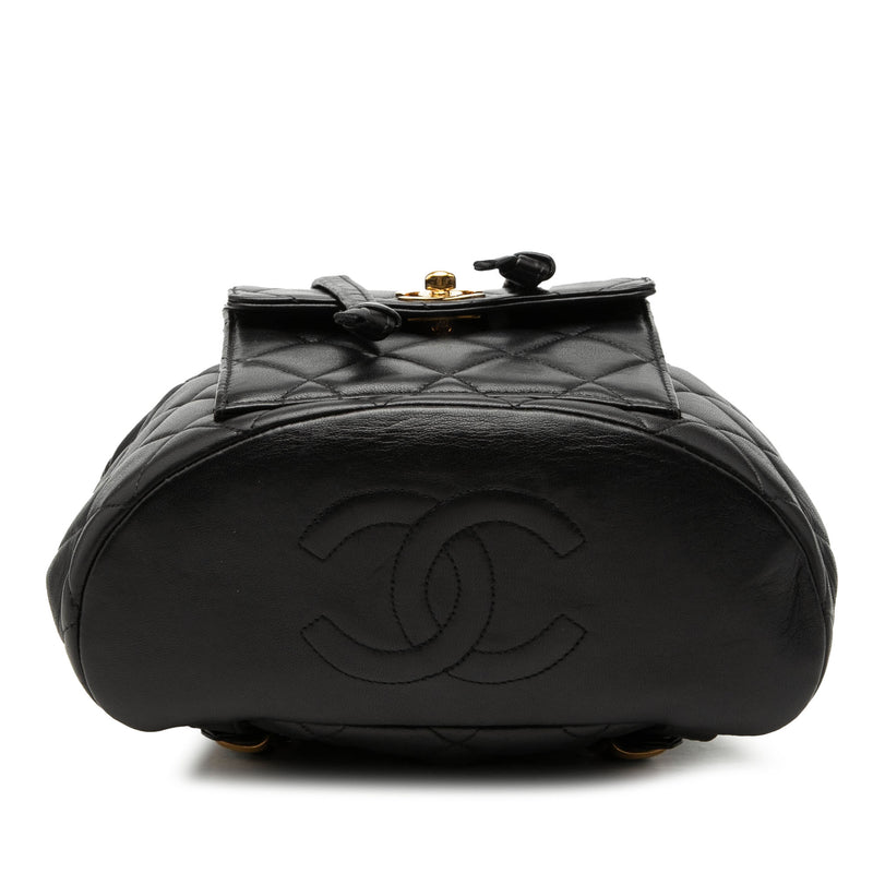 Medium Quilted Lambskin Duma Backpack - Image 3