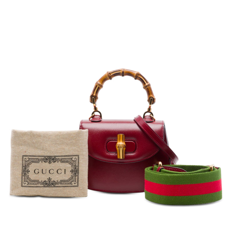 Mini Calfskin 1947 Bamboo Top Handle Bag - Image 7