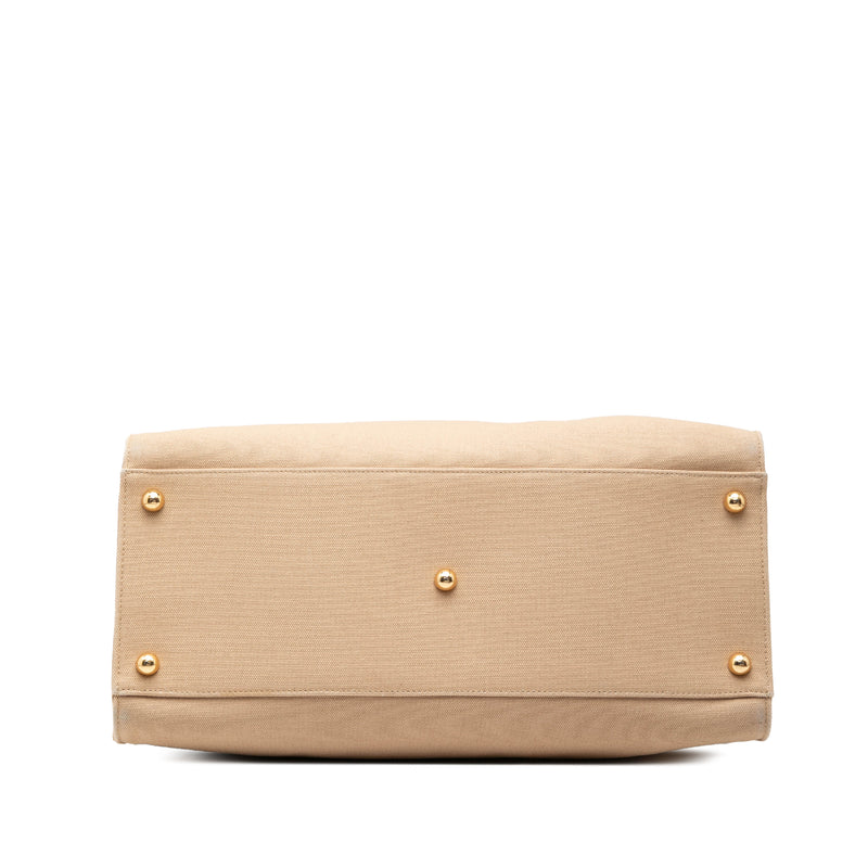 Medium Canvas Sunshine Shopper Tote - Image 3