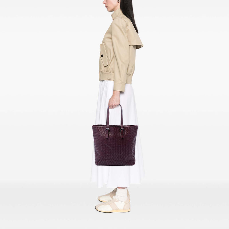 Nappa Intrecciato Belt Strap Tote - Image 6