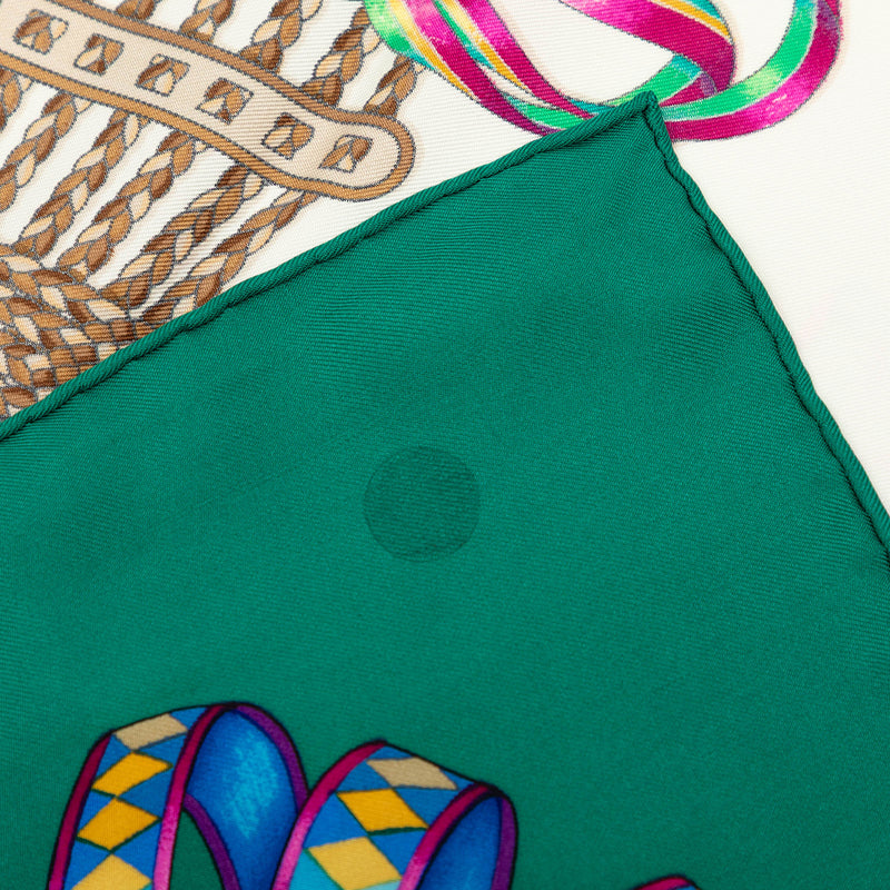 Les Rubans du Cheval Silk Scarf 90 - Image 2