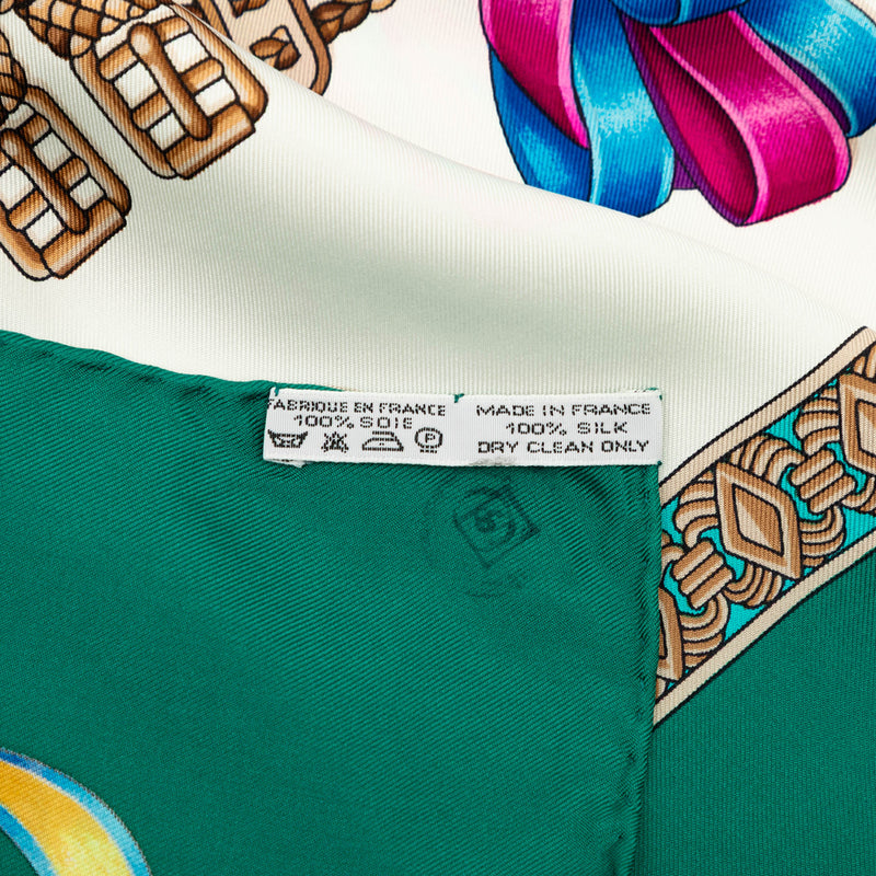 Les Rubans du Cheval Silk Scarf 90 - Image 3