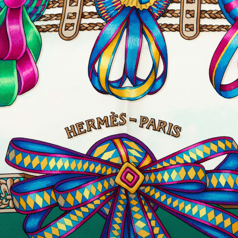 Les Rubans du Cheval Silk Scarf 90 - Image 5