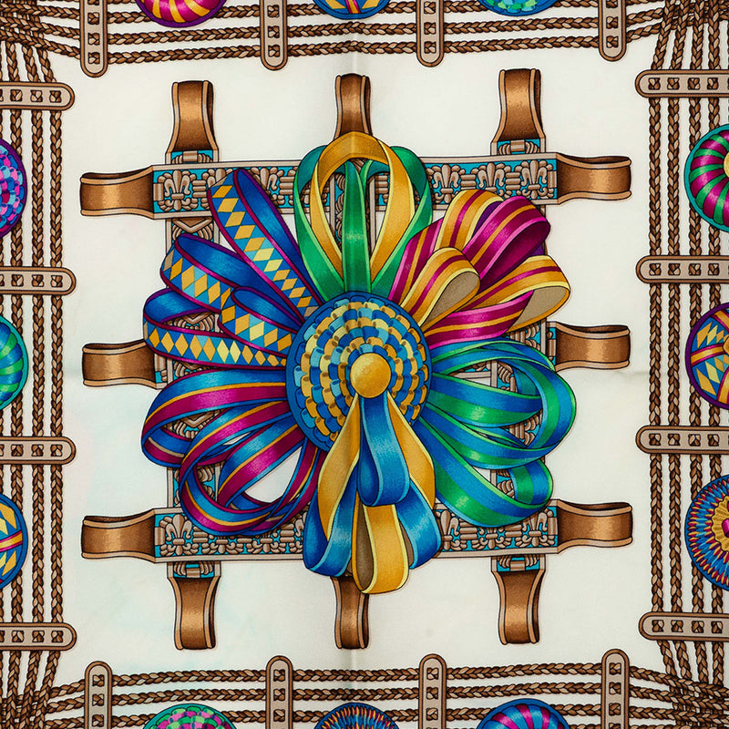 Les Rubans du Cheval Silk Scarf 90 - Image 9
