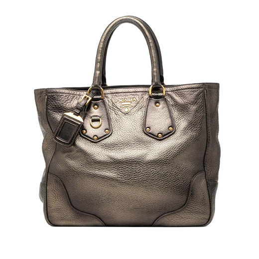 Vitello Daino Antik Shopping Tote - Image 1