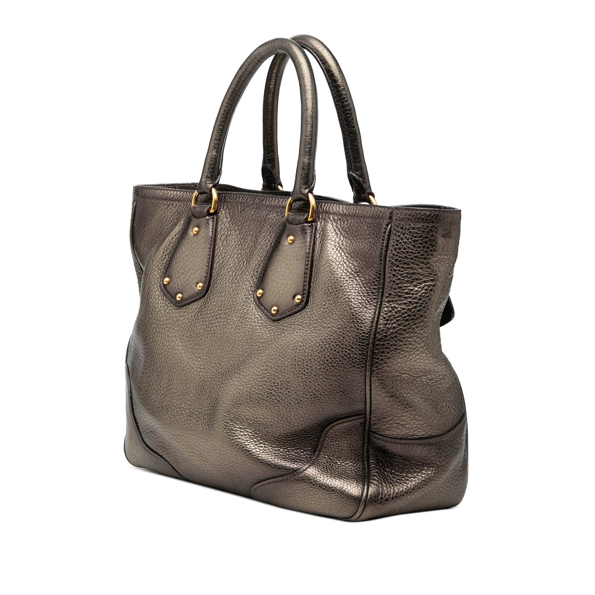 Vitello Daino Antik Shopping Tote - Image 2