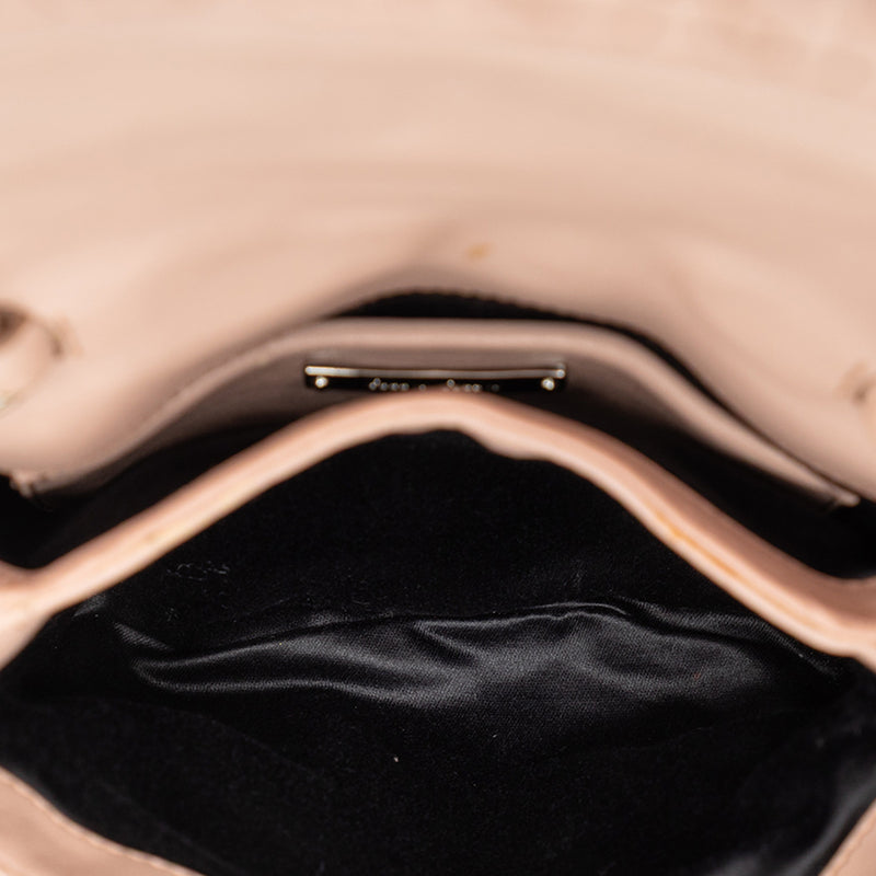 Matelasse Nappa Crystal Chain Satchel - Image 4